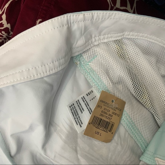 AMERICAN Eagle Boardshort / At The Knee. Size Large. Blue-Green. (NWT) - Picture 8 of 8